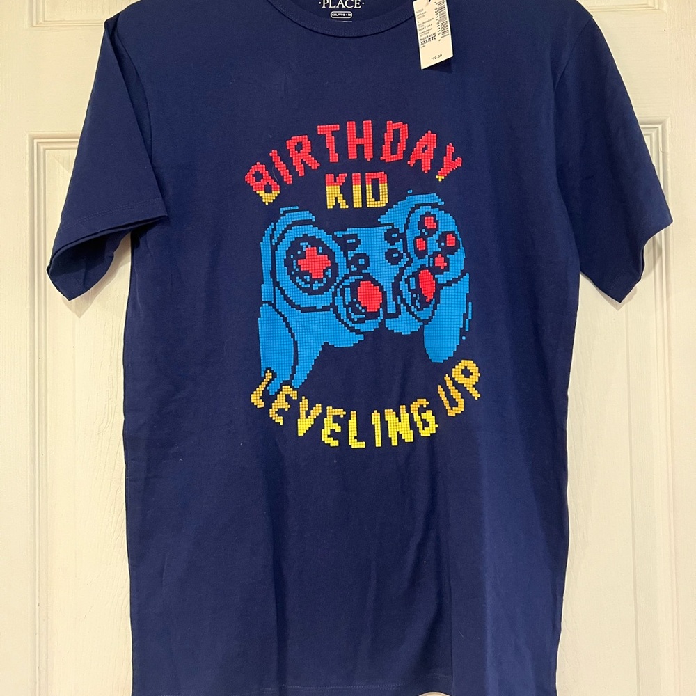 The Children's Place Blue Birthday Kid Tee